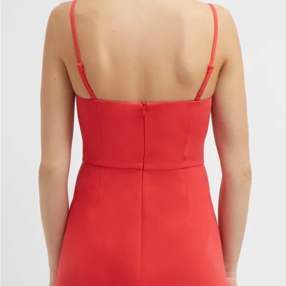 French Connection Orange Strapless Sheath Mini Dress - Picture 2 of 3